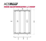 Load image into Gallery viewer, INEOS QUARTERMASTER - ACS ROOF HALF RACK 2024+