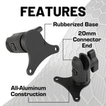 Load image into Gallery viewer, Grenadier Single Device Phone Holder Center Console Mount with 20mm Connector End - Nubby Edition