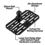 Load image into Gallery viewer, Diode Dynamics D-Switch 8-Channel Switch Panel Mount with 20mm Ball