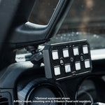 Load image into Gallery viewer, Diode Dynamics D-Switch 8-Channel Switch Panel Mount with 20mm Ball