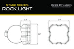 Load image into Gallery viewer, Stage Series Rock Light Roll Bar Mount (one)