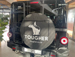 Load image into Gallery viewer, 32” Wheel Cover Charcoal Zippered Bin Logo