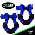 Load image into Gallery viewer, 8T SUPER SHACKLE 2-PACK (BLUE)