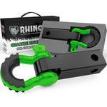 Load image into Gallery viewer, SHACKLE HITCH RECEIVER W/ D-RING (GREEN)