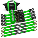 Load image into Gallery viewer, HEAVY DUTY VEHICLE TIE DOWN KIT- GREEN