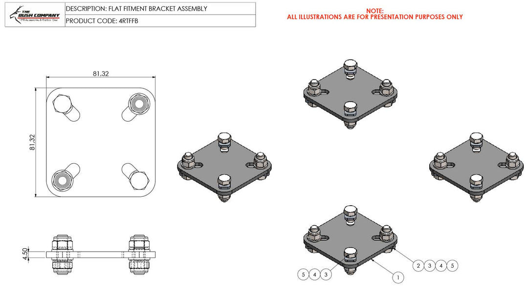 Flat Fitment Bracket