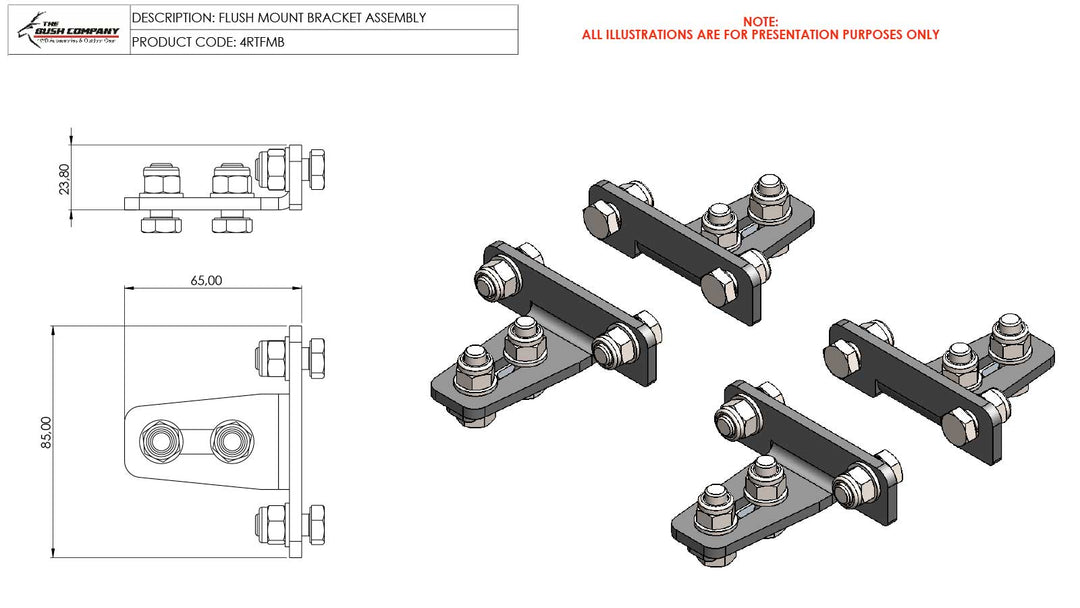 Flush Mount Bracket