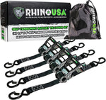 Load image into Gallery viewer, SELF-TENSIONING RATCHET STRAPS (4PK 1.6INX15FT) (BLACK)
