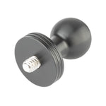 Load image into Gallery viewer, 1/4"-20 Aluminum Camera Adapter with Integrated 20mm Ball
