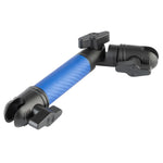 Load image into Gallery viewer, Matte Color Carbon Fiber Locking Adjustable Mounting Arms with Articulating Joint
