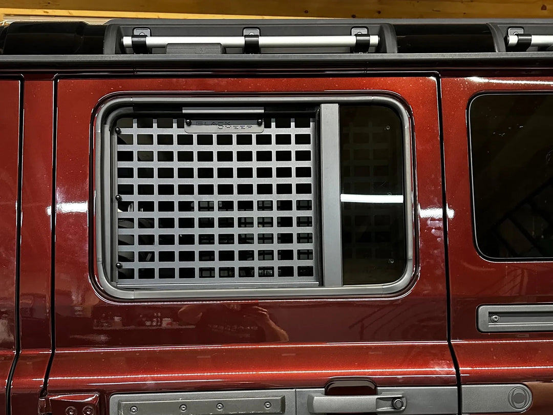 Black Sheep Innovations Interior M.O.L.L.E. Side Door Window Left - Ineos Grenadier Drivers Side Rear Seat