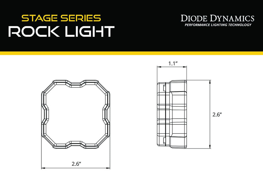 Stage Series Rock Light Magnet Mount Adapter Kit (one)