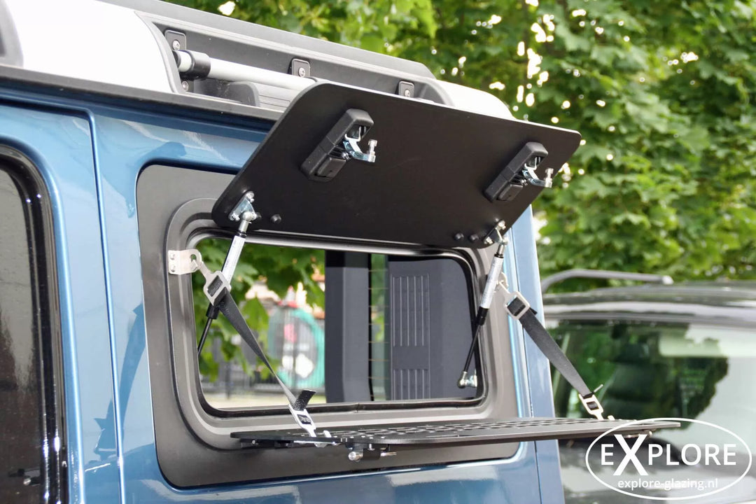 Gull Wing Window - Glass Ineos Grenadier Right Hand Side