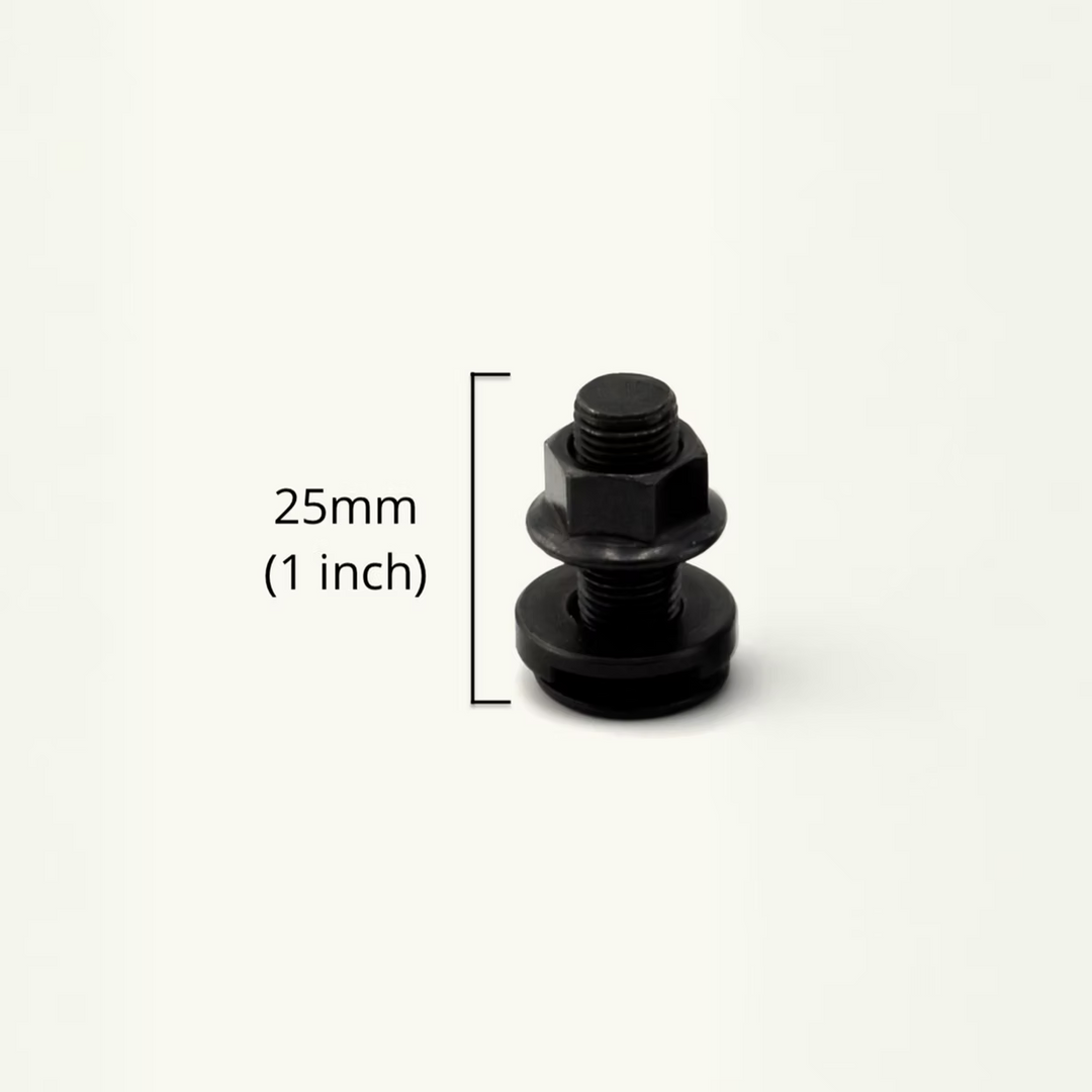 Venture L-Track M10 Single Stud Bolts - 1 inch (25mm) 4 pack