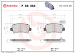Load image into Gallery viewer, Prime Brake Pads P 68 063

