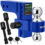 Load image into Gallery viewer, 6IN HEAVY DUTY DROP HITCH - 2IN (BLUE)
