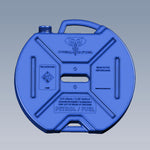 Load image into Gallery viewer, 8.5 Liter / 2.25 US Gal Rounded Water Can - Blue
