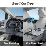 Load image into Gallery viewer, Large Car Steering Wheel/Back Seat Headrest Tray

