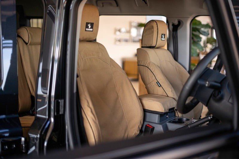 Khaki seat cover