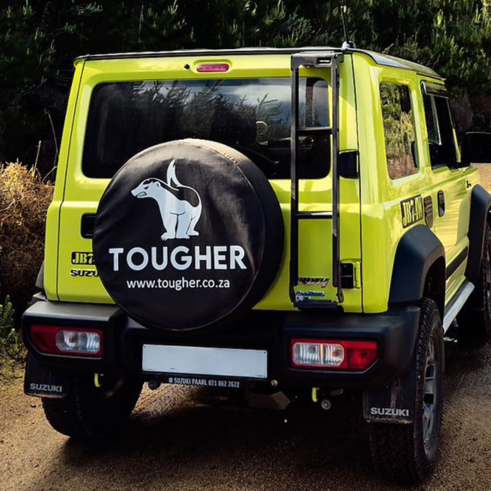 35” wheel cover charcoal logo