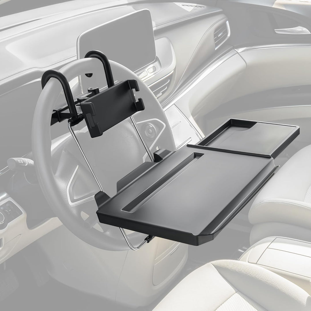Large Car Steering Wheel/Back Seat Headrest Tray
