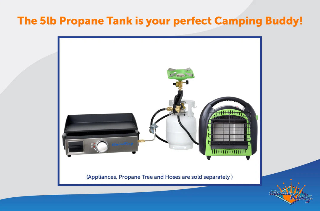 5lb Propane Tank LP Cylinder with OPD