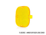 Load image into Gallery viewer, 15° Half Reeded Lens - Amber
