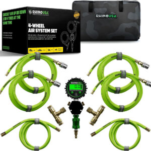 RHINO USA MULTI-TIRE INFLATION KIT (4-WHEEL)(GREEN)