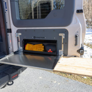 Ineos Grenadier Folding Tailgate Table with Extended Storage Cubby