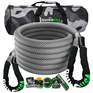 KINETIC ENERGY RECOVERY ROPE (7/8" X 20') GRAY