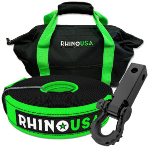 RHINO USA 20' TOW STRAP/HITCH COMBO