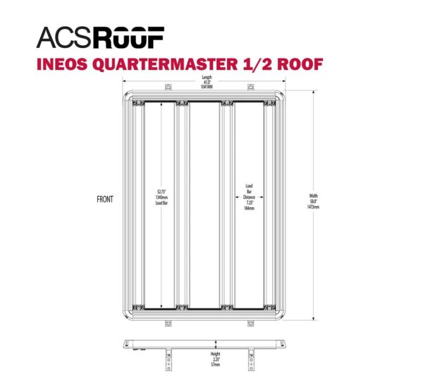 INEOS QUARTERMASTER - ACS ROOF HALF RACK 2024+ - Image 7