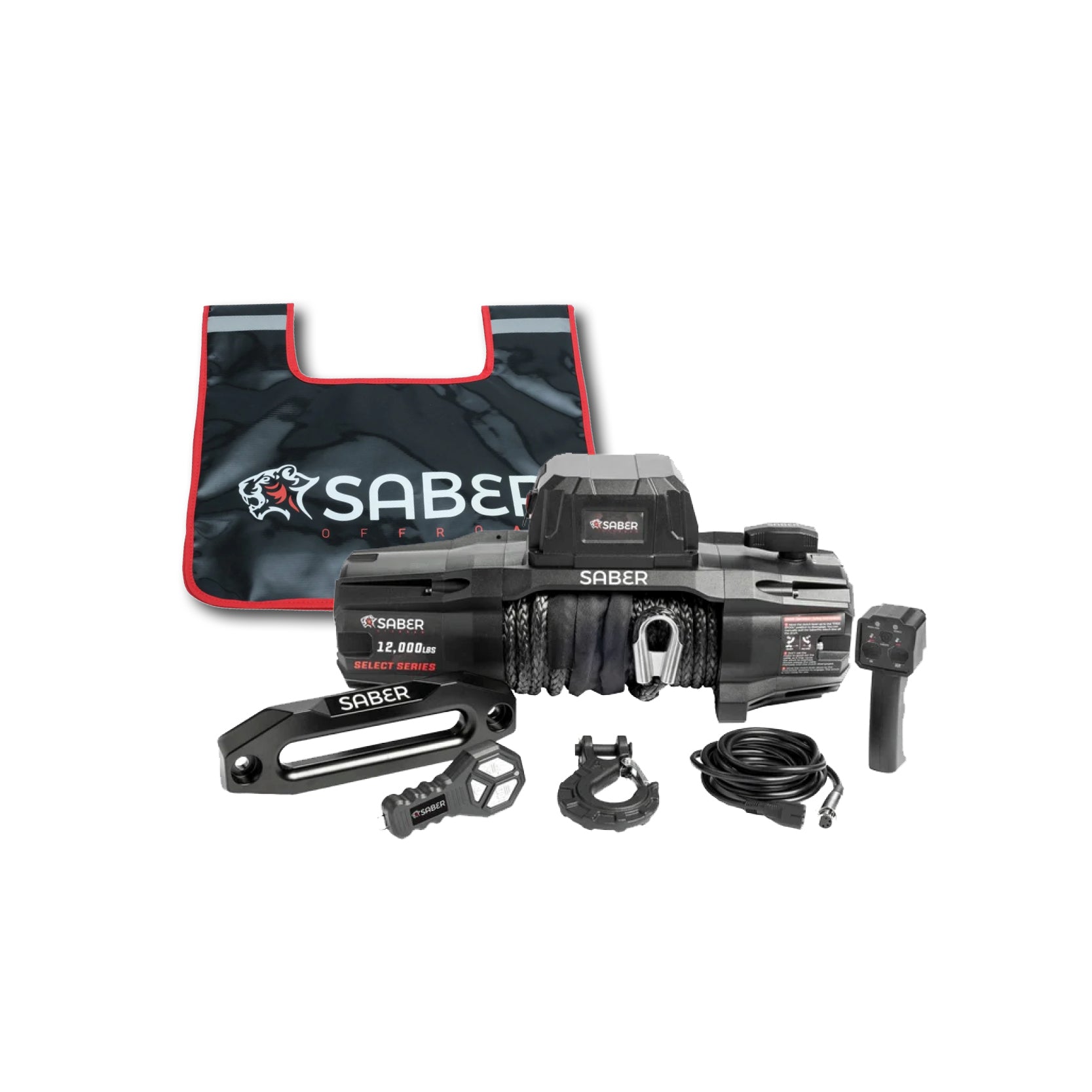 Select Series 12,000lbs Winch includes Bonus Winch Dampener