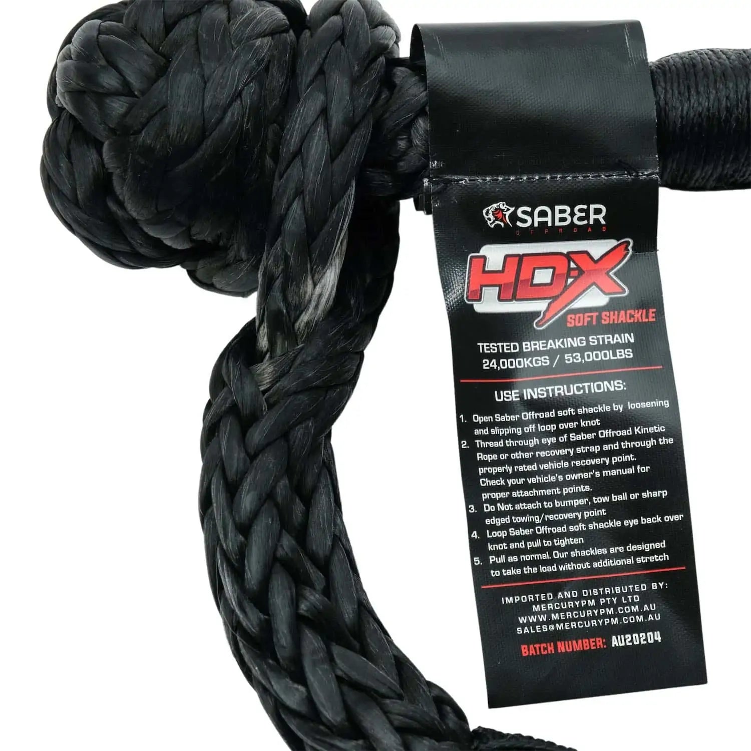 SaberPro HDX Technora Bound Soft Shackle - 24,000KG - Image 3