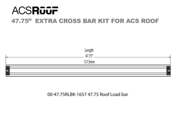 ACS ROOF PLATFORM RACK -  Extra Load Bar Kit - Image 4