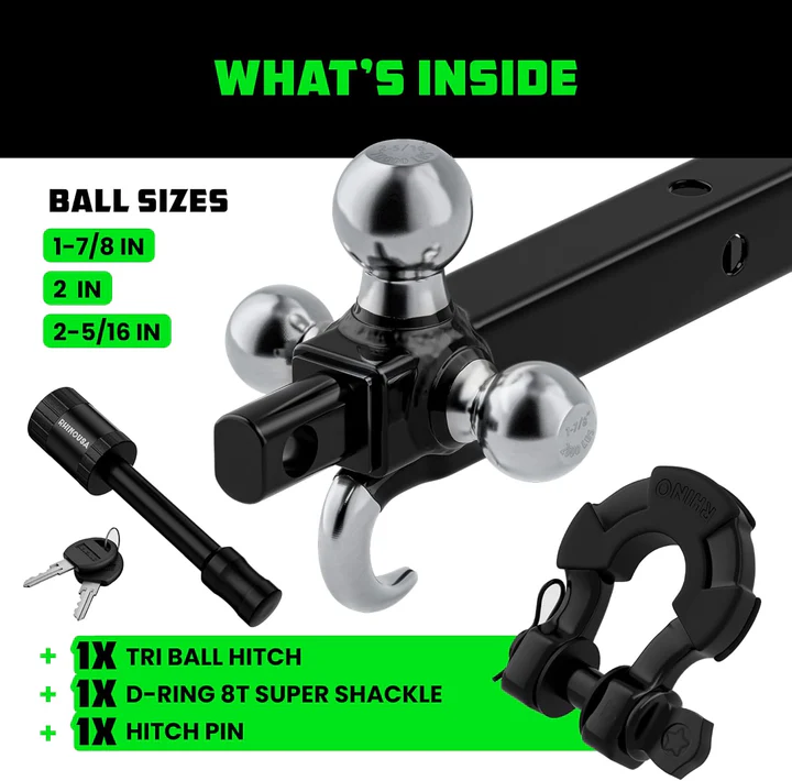 Tri-Ball Hitch (2" Receivers) - Image 3