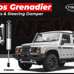 Radflo OE Replacement 2.5 FRONT Ineos Grenadier 2024+ with Remote Reservoir & Compression Adjuster