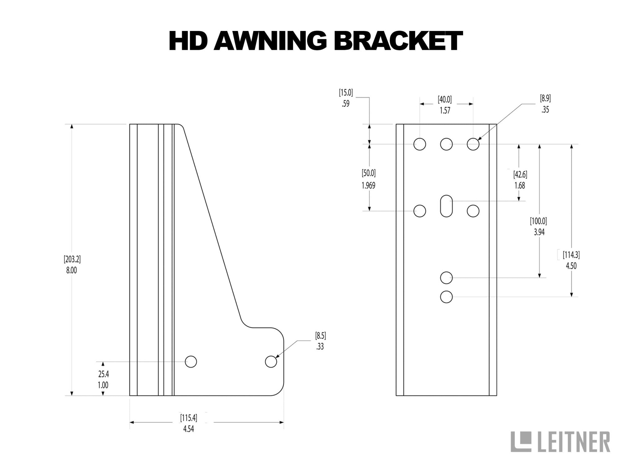 INEOS GRENADIER HD Awning Bracket | GRENADIER Load Bar Kit Specific - Image 2