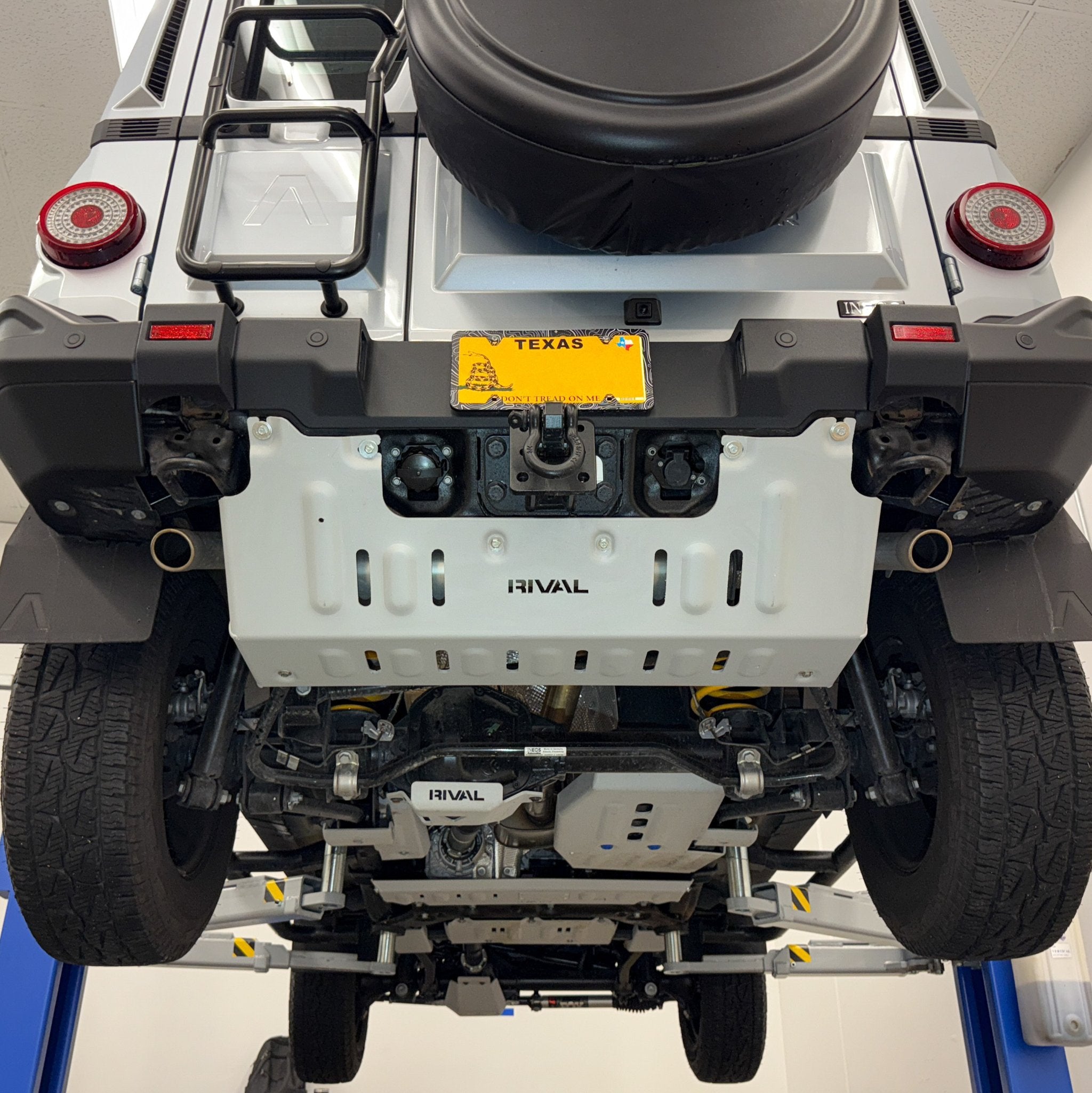 RIVAL Aluminum Exhaust Skid Plate Ineos Grenadier - Image 2