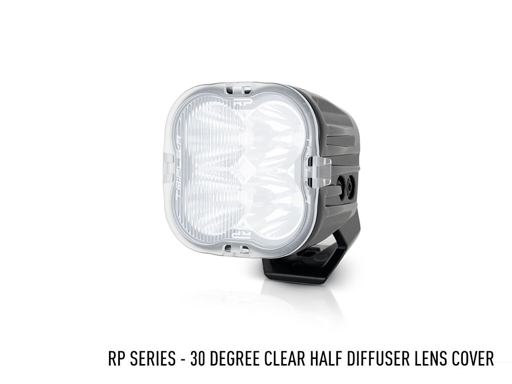30° Half Reeded Lens - Amber - Image 2