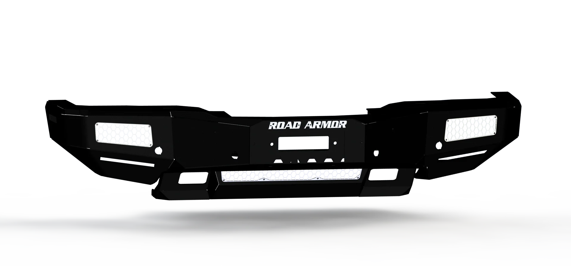 Stealth Front Bumper Base Powdercoated Integrated