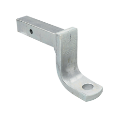 Trailer Hitch Ball Mount, Fits 2 Inch Square Receiver, 4 Inch Drop, 3 Inch Rise, 12,000 lbs. Capacity, Zinc