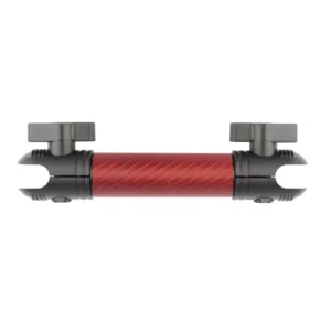 Matte Color Carbon Fiber Mounting Arms 7CM Red