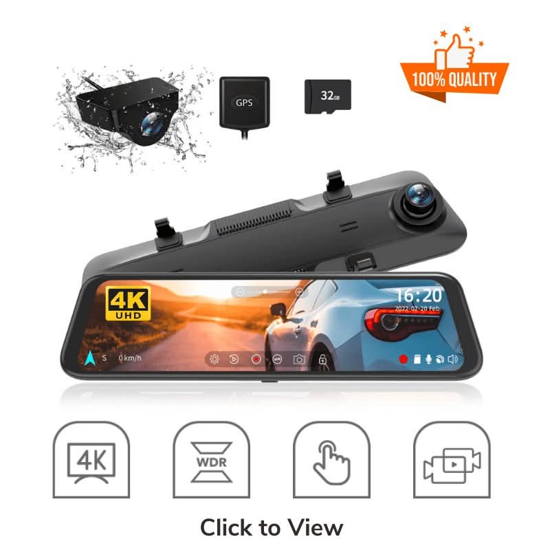 G850 Rearview Mirror Backup Camera Dash Cam