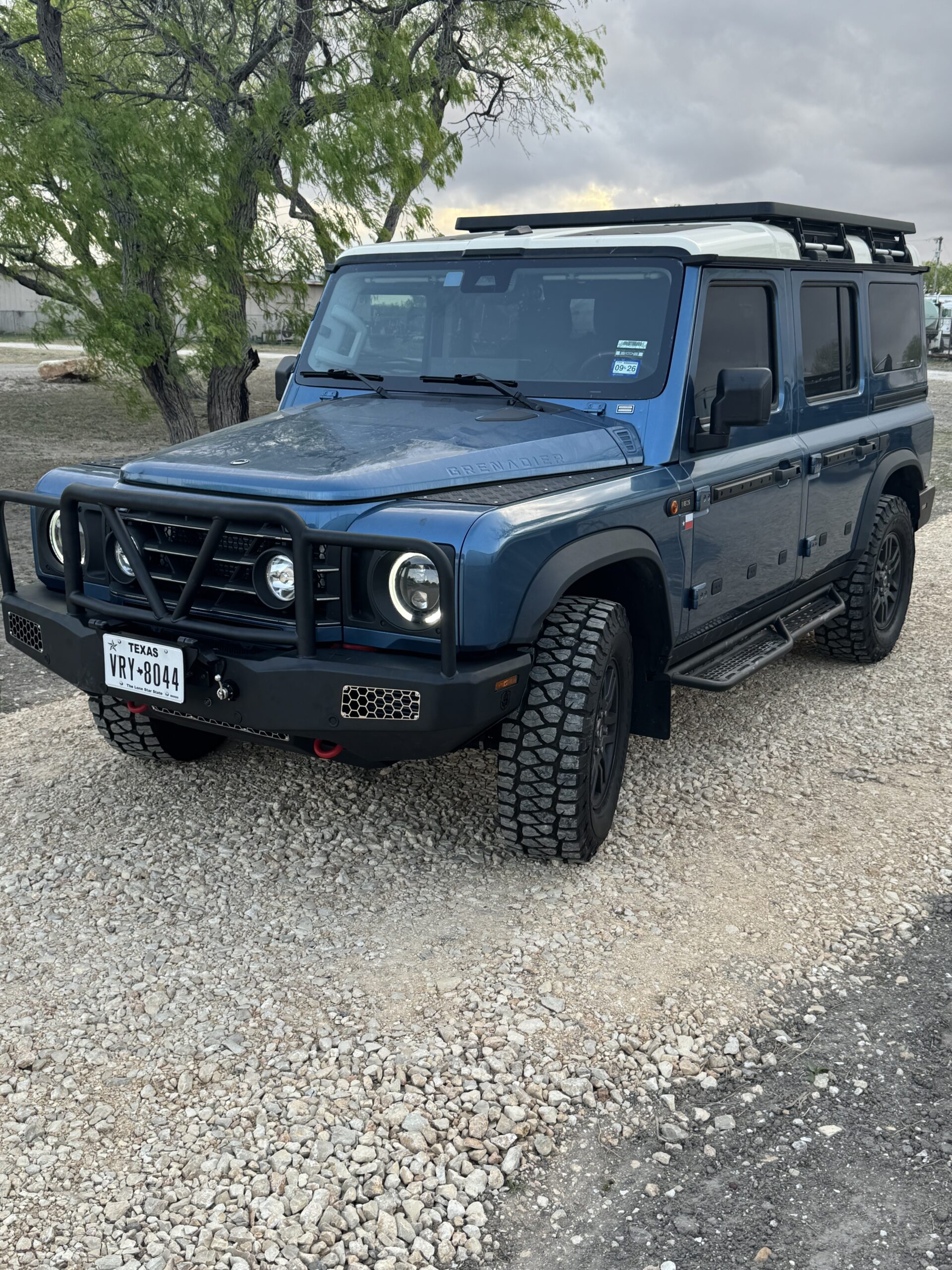 Grenadier & QM Stealth Bull Bar Factory Winch RAW