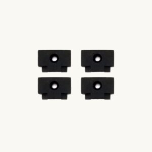 Venture L-Track Rectangle End Caps (4 Pack)