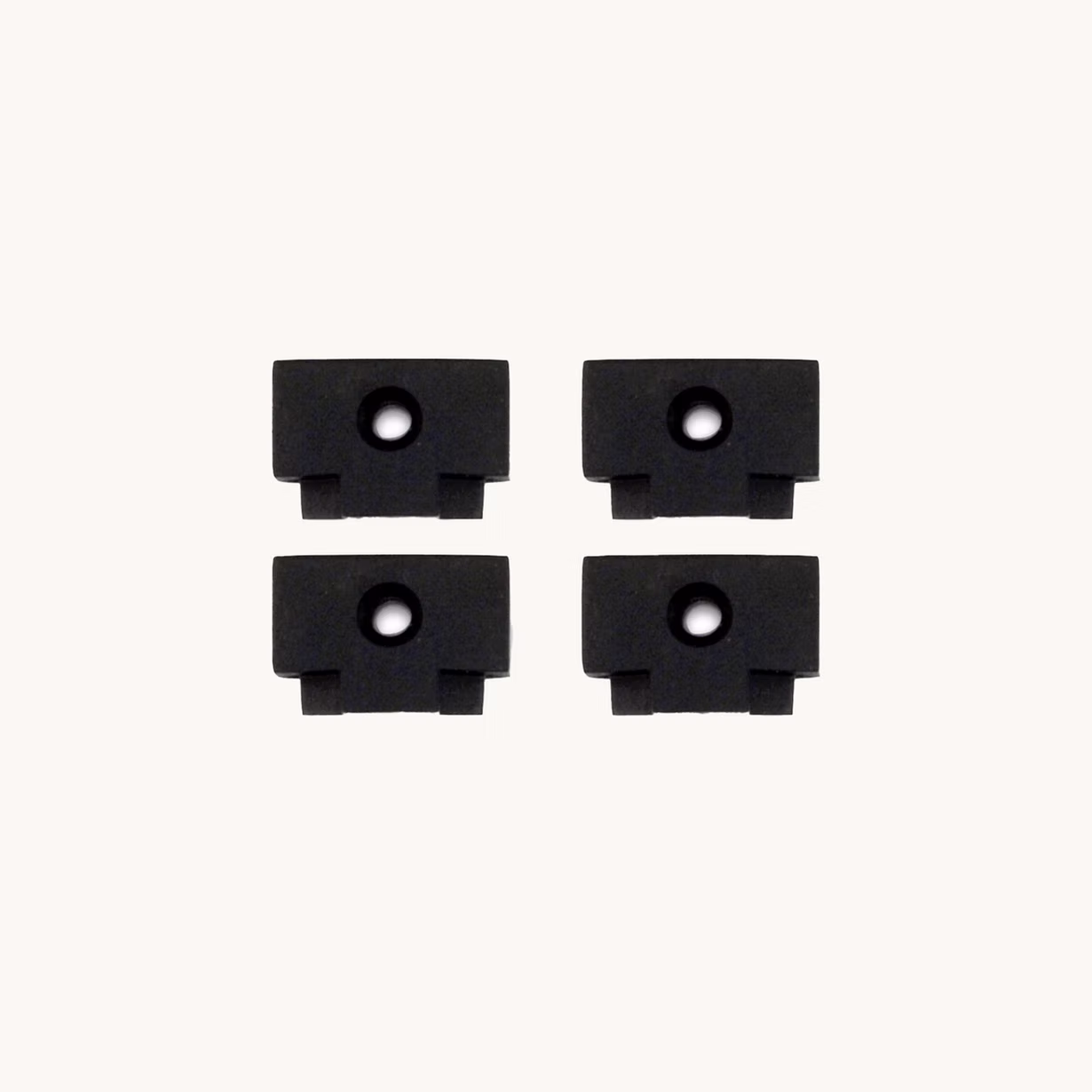 Venture L-Track Rectangle End Caps (4 Pack)