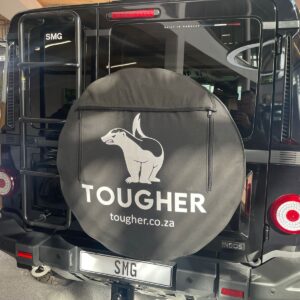 35” Wheel Cover Charcoal Zippered Bin Logo