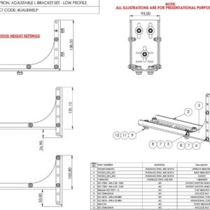 Outhouse Low Profile L-Bracket