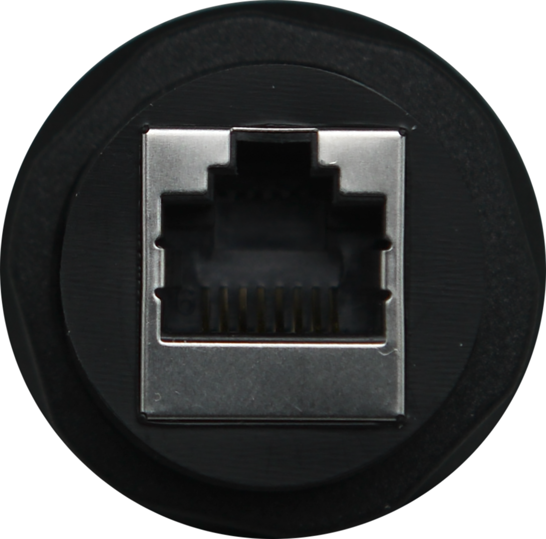 RJ45 Pass-Through Adaptor - Universal Round